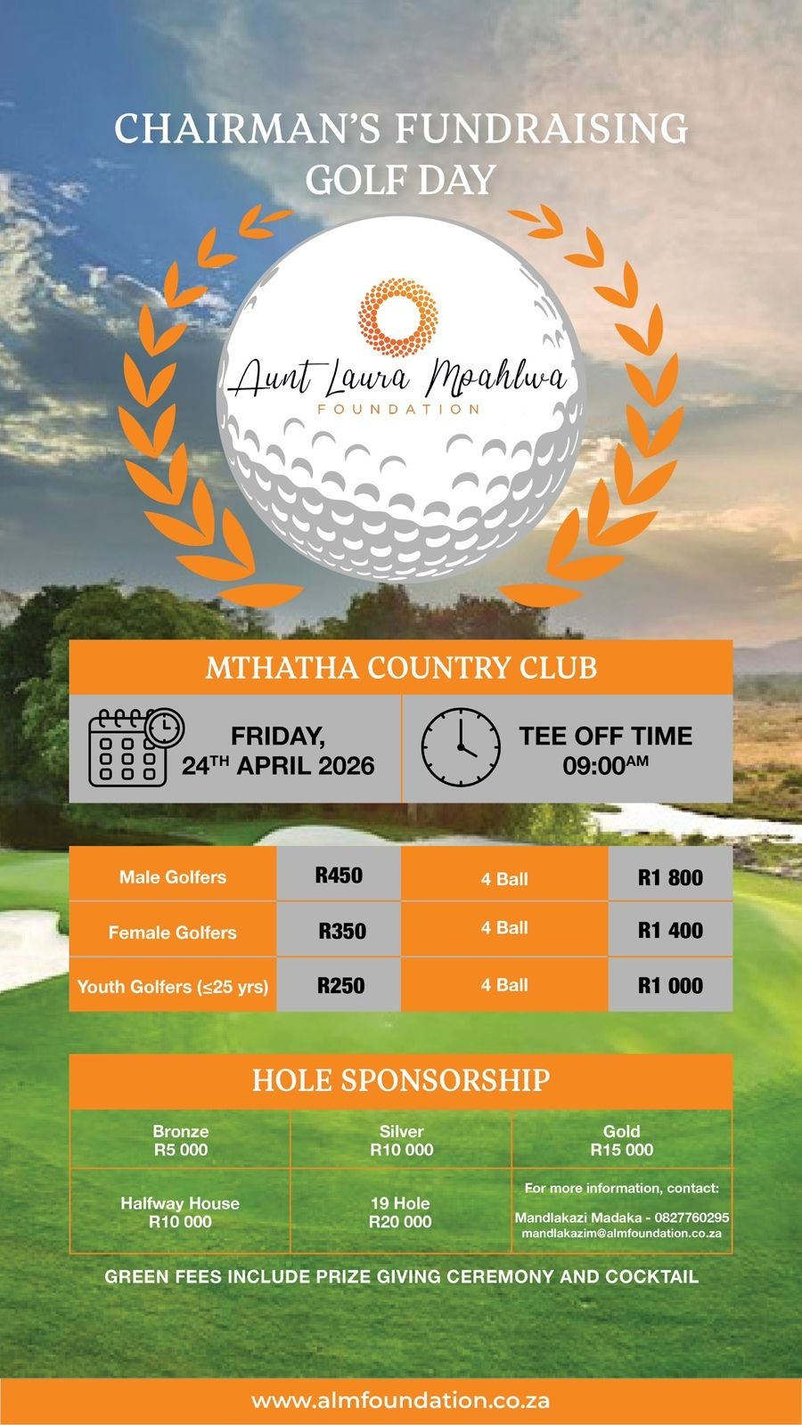 Aunt Laura Mpahlwa Foundation Golf Day